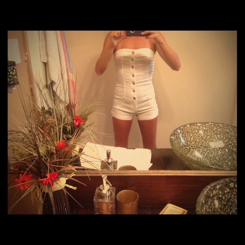 Button up romper by Body Central.